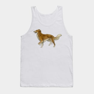 Dog - Silken Windhound - Red Tank Top